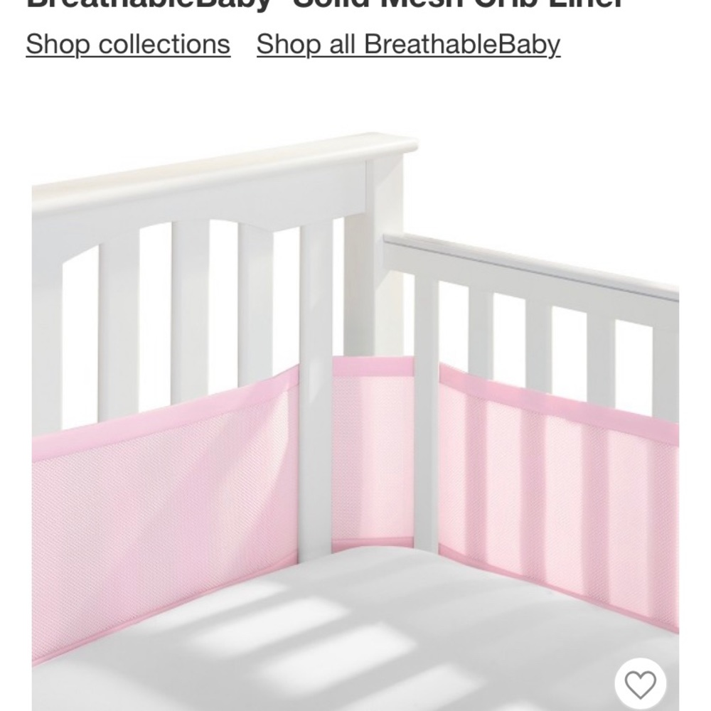Mesh crib liner